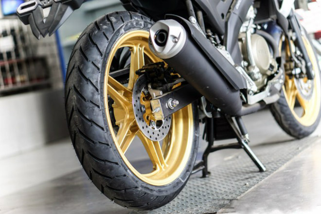 Yamaha Vixion 150 hoàn toàn mới có bản vành vàng Yamaha Vixion 150 hoàn toàn mới có bản vành vàng